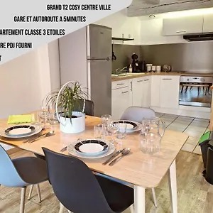 La Porte De La Dombes - Centre - 70m2 - Classé 3 étoiles Appartement